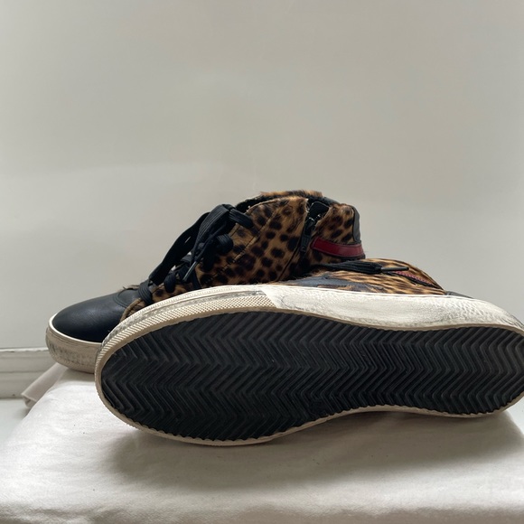 Piranha distressed cheetah high tops - Picture 5 of 6